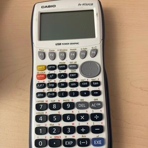 Casio fx-9750GII graphing calculator